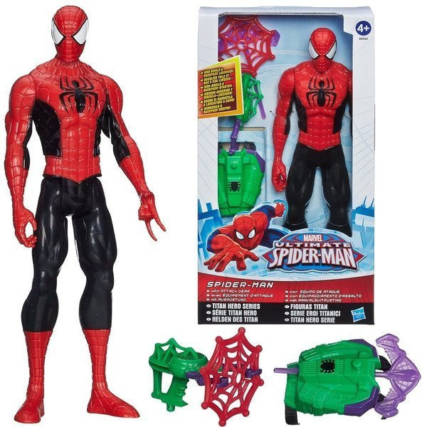 Marvel Ultimate Spider-Man Titan Hero Series with Web Attack Gear | Time4Child