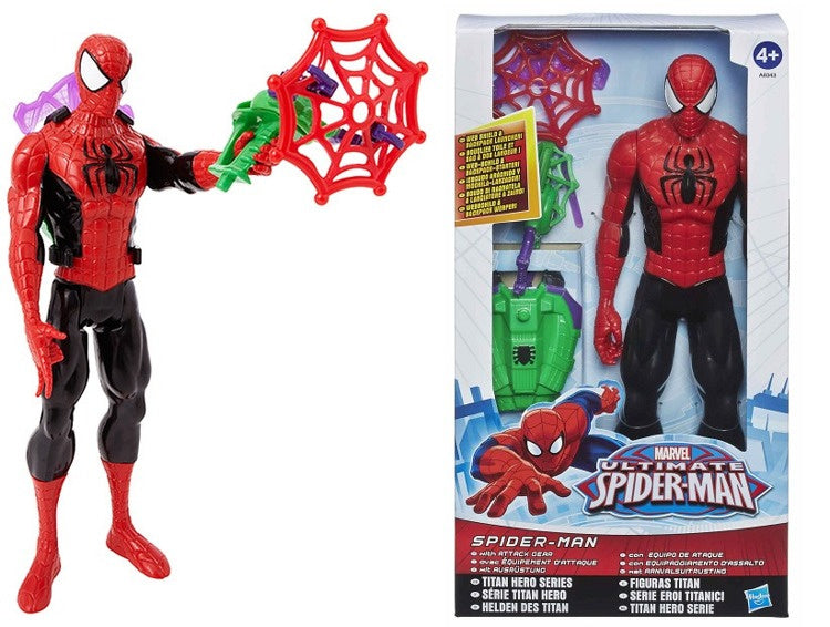Marvel Ultimate Spider-Man Titan Hero Series with Web Attack Gear | Time4Child