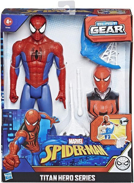 Marvel Spider-Man Titan Hero Series Blast Gear Figure with Launcher | Time4Child