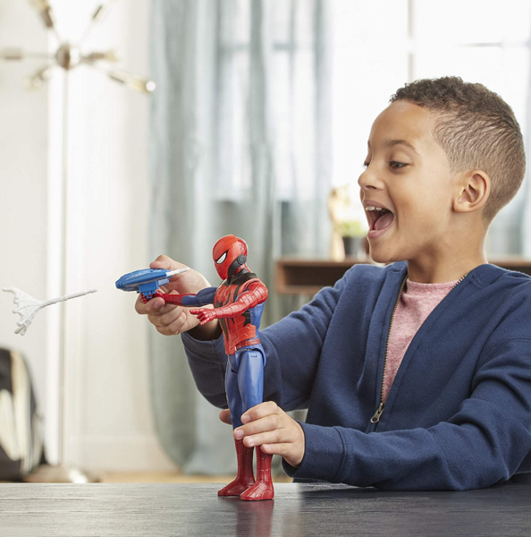 Marvel Spider-Man Titan Hero Series Blast Gear Figure with Launcher | Time4Child