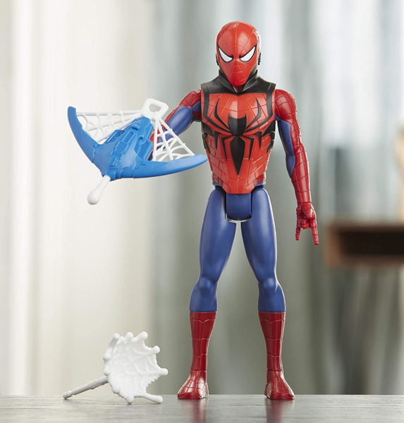 Marvel Spider-Man Titan Hero Series Blast Gear Figure with Launcher | Time4Child