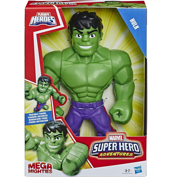 Marvel Super Hero Adventures Mega Mighties Hulk 10-inch Figure | Time4Child