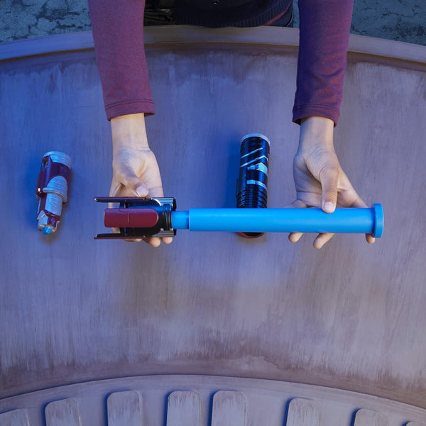 Star Wars Lightsaber Forge Anakin Skywalker Customizable Blue Lightsaber - Hasbro F4057