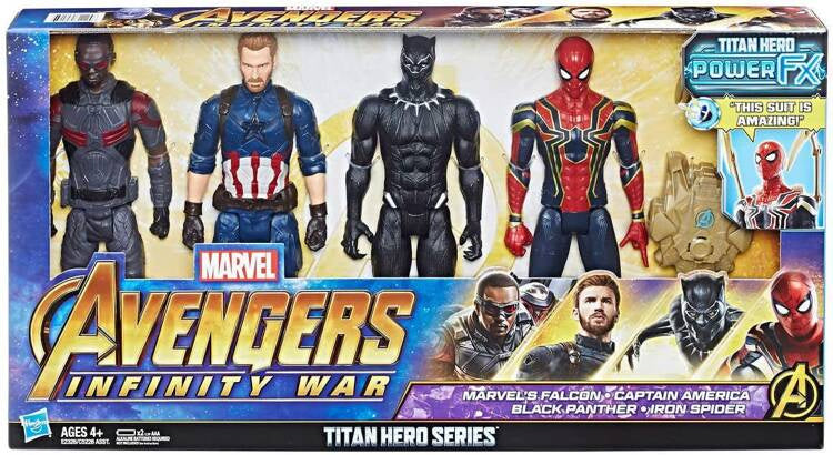Marvel Avengers Infinity War Titan Hero Power FX 4-Figure Pack | Time4Child