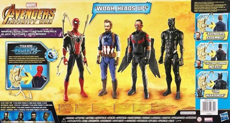 Marvel Avengers Infinity War Titan Hero Power FX 4-Figure Pack | Time4Child