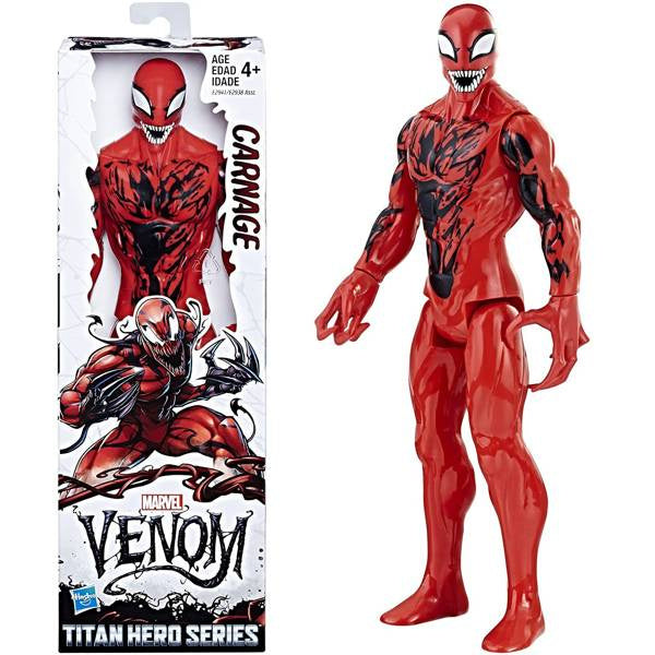 Marvel Venom Titan Hero Series Carnage 12-inch Action Figure | Time4Child