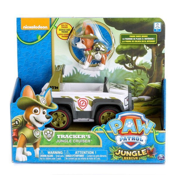 PAW Patrol Tracker’s Jungle Cruiser Vehicle and Figure Set | Time4Child