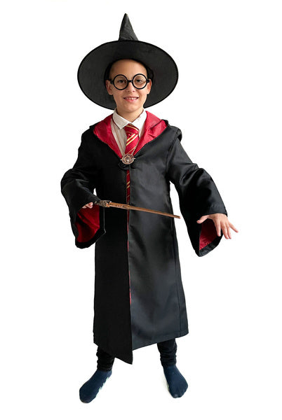 Harry Potter Deluxe Costume Set - Robe, Wand, Glasses & Accessories | Time4Child