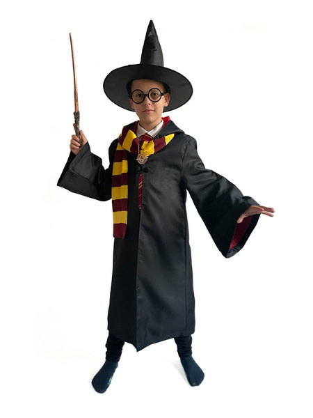 Harry Potter Deluxe Costume Set - Robe, Wand, Glasses & Accessories | Time4Child